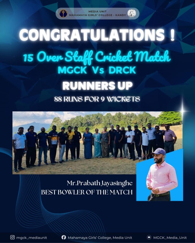 Staff cricket match image